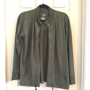 Green M jacket - perfect for spring - comfy